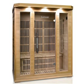 Infrarotsauna mit besonders viel Wärme und Platz für drei Personen