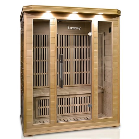Infrarotsauna mit besonders viel Wärme und Platz für drei Personen