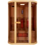 Bestseller seit 2012! IR-Sauna Sundream Lux in Zeder. Für 3 Personen.