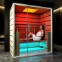 Moderne 3-Personen IR-Sauna mit exklusivem Design
