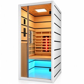 Infrarotsauna  Select - Energieeffizient sauna - ABC Vollspektrum Infrarotstrahler + Carbon Strahlers