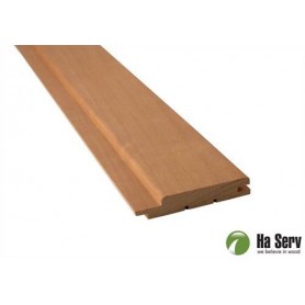 Wärmebehandeltes ASP 15x90 Saunapaneel aus wärmebehandeltem Espenholz. 15x90mm Länge: 3,0 m, 6 Stück Länge: 3,0 m, 6 Stück