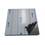 Zubehör für einen beheizten Saunaofen Deckenschutzplatte Kota Edelstahl 650 x 650 mm