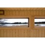 Saunofenster Größe 5x19 Saunofenster 5x19 Klarglas, Kiefernrahmen
