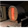 Saunafass aus Zedernholz mit Infrarotwärme