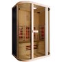 Infrarot sauna Sundream Lux - Energieeffizient sauna - ABC Vollspektrum Infrarotstrahler Tiefenwärme + Carbon Strahlers