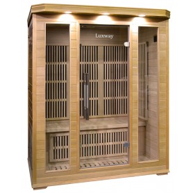 Delfi Infrarotsauna für 3 Personen - Energieeffizient sauna - Carbon Strahlers- A++