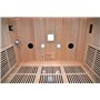 Infrarotsauna mit besonders viel Wärme und Platz für drei Personen