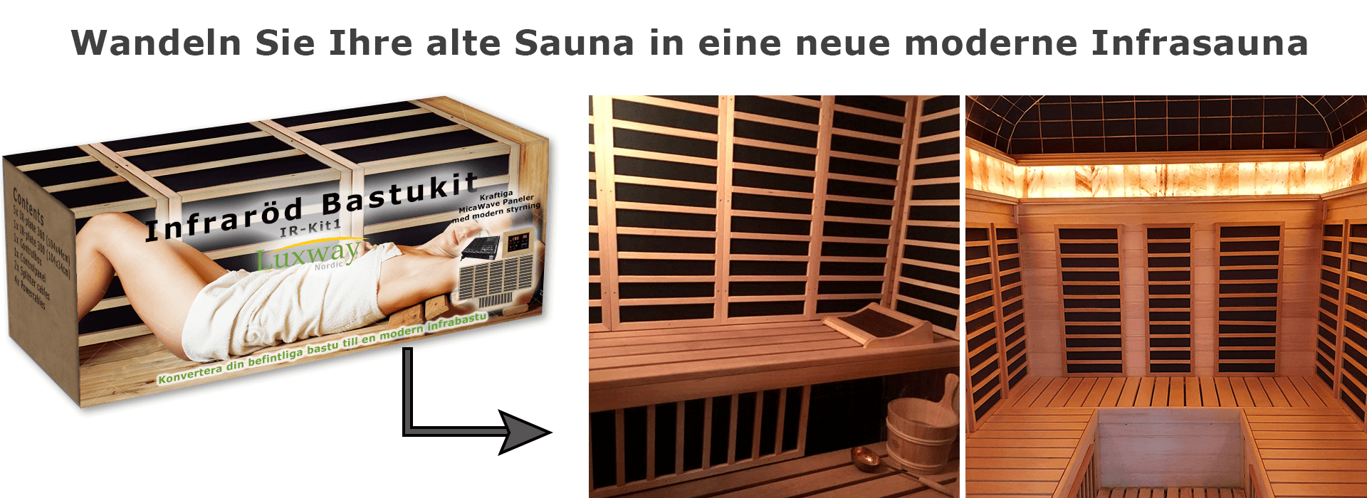 Bauen Sie eine Infrarotsauna